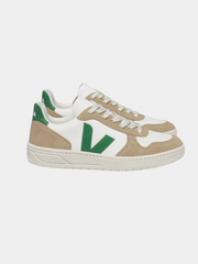 V-10 LEATHER WHITE EMERAUDE SAHARA