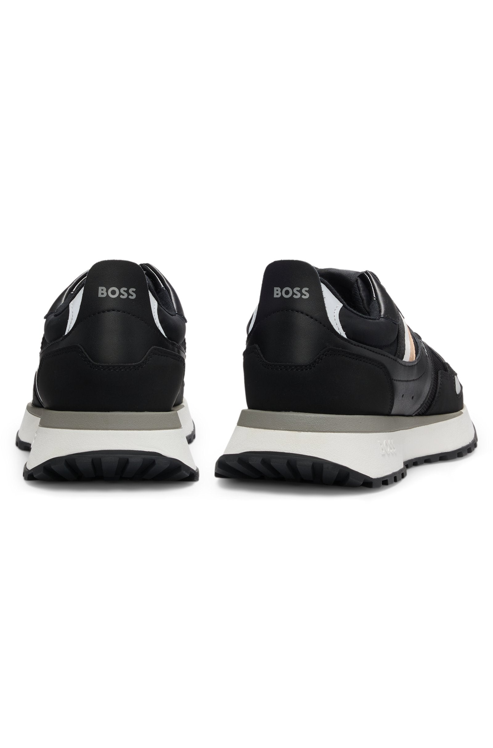 Running-style sneakers with EVA rubber outsole