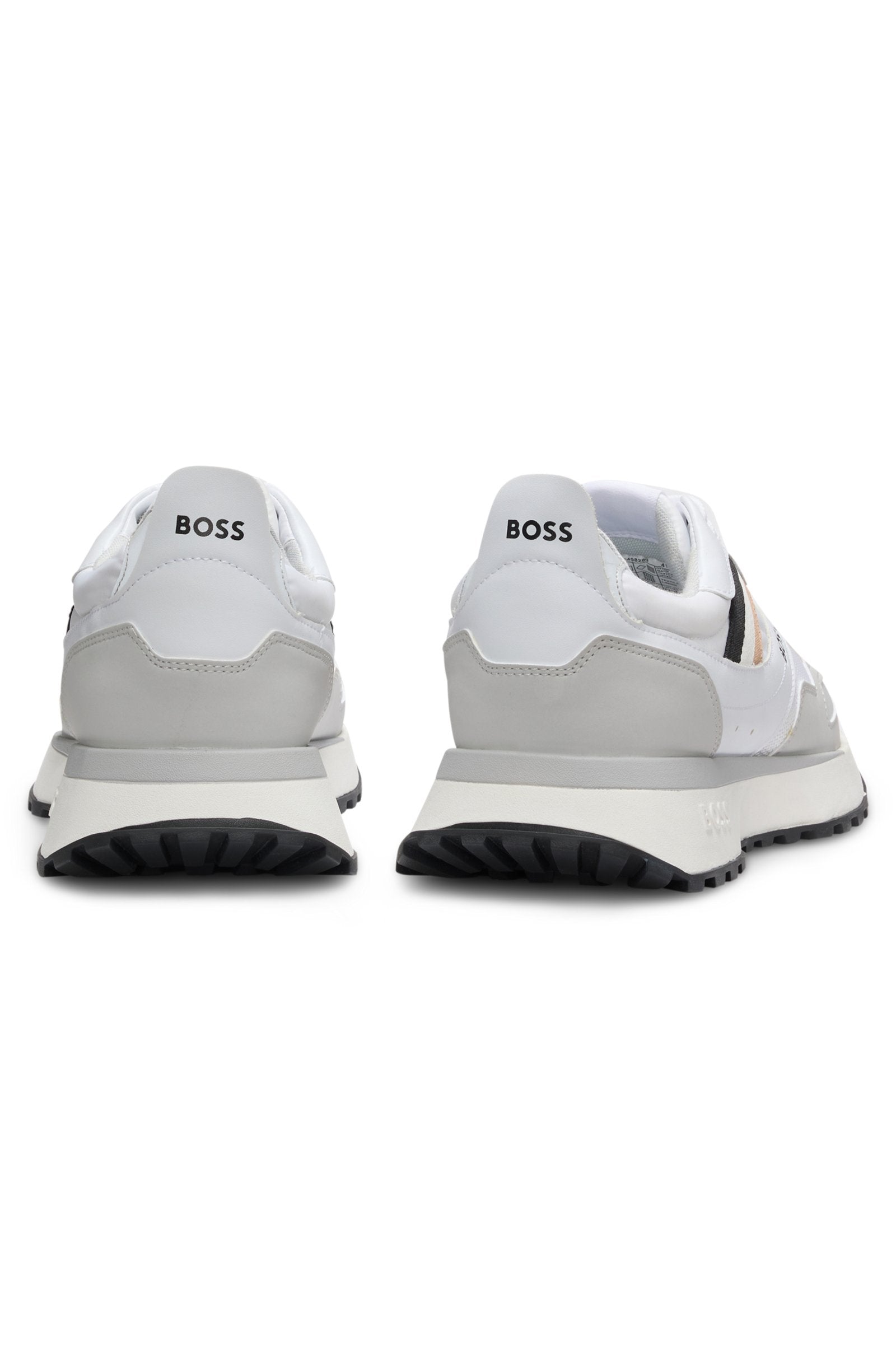Running-style sneakers with EVA rubber outsole