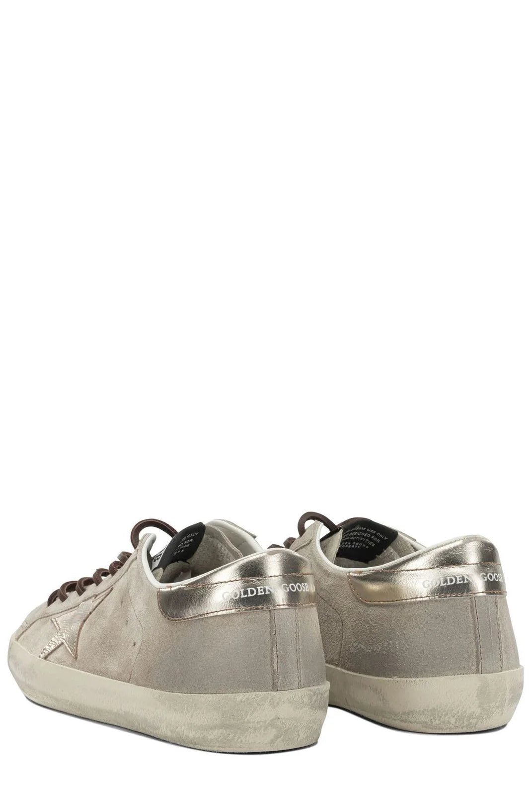 Golden Goose Deluxe Brand Super Star Distressed Low-Top Sneakers