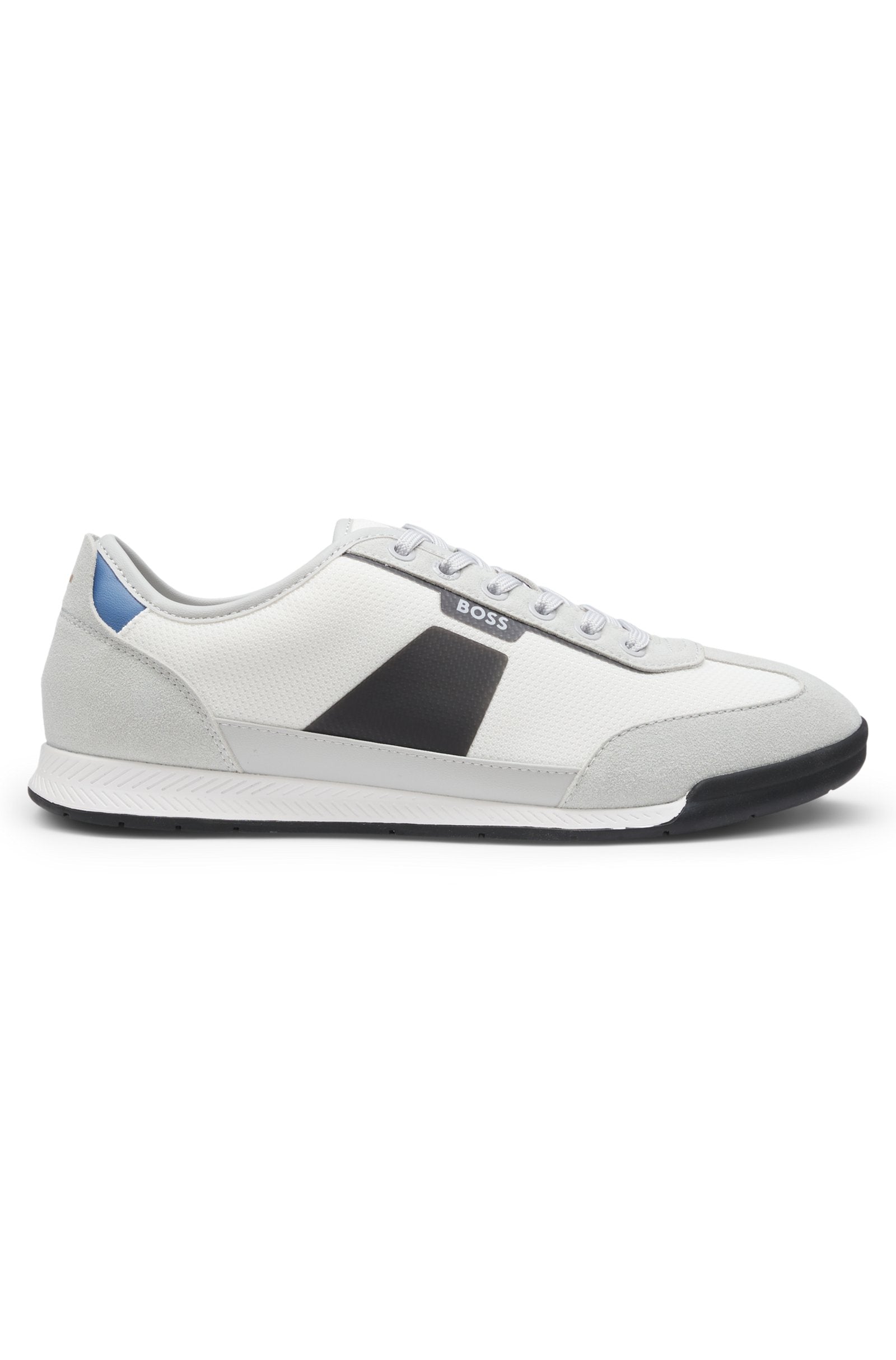 Trainers with mesh detailing