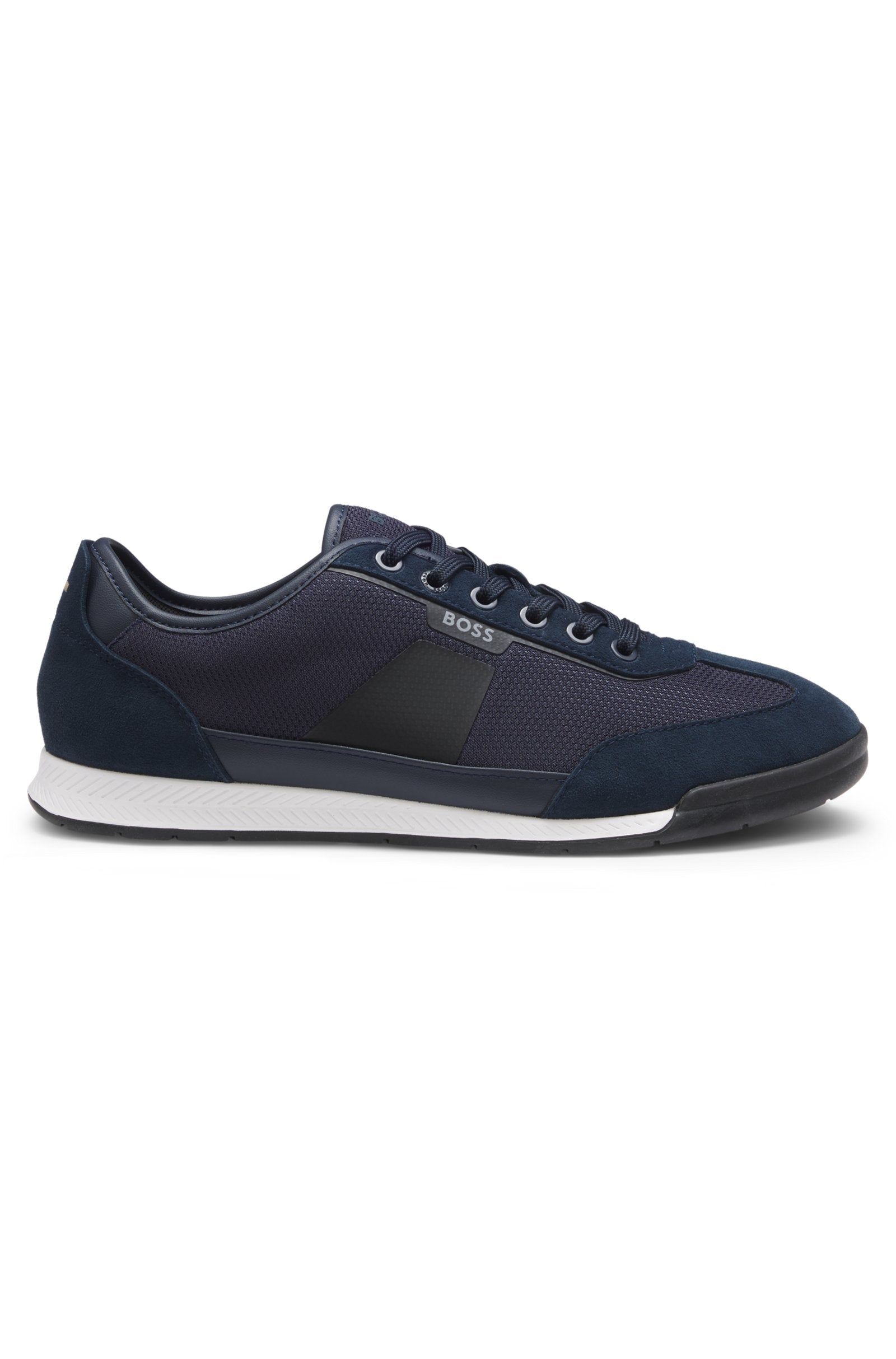 Trainers with mesh detailing