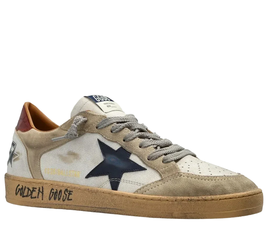 Golden Goose Deluxe Brand Ballstar Lace-Up Sneakers