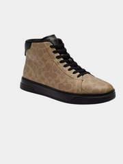 High Line High Top Sneaker In Signature Canvas