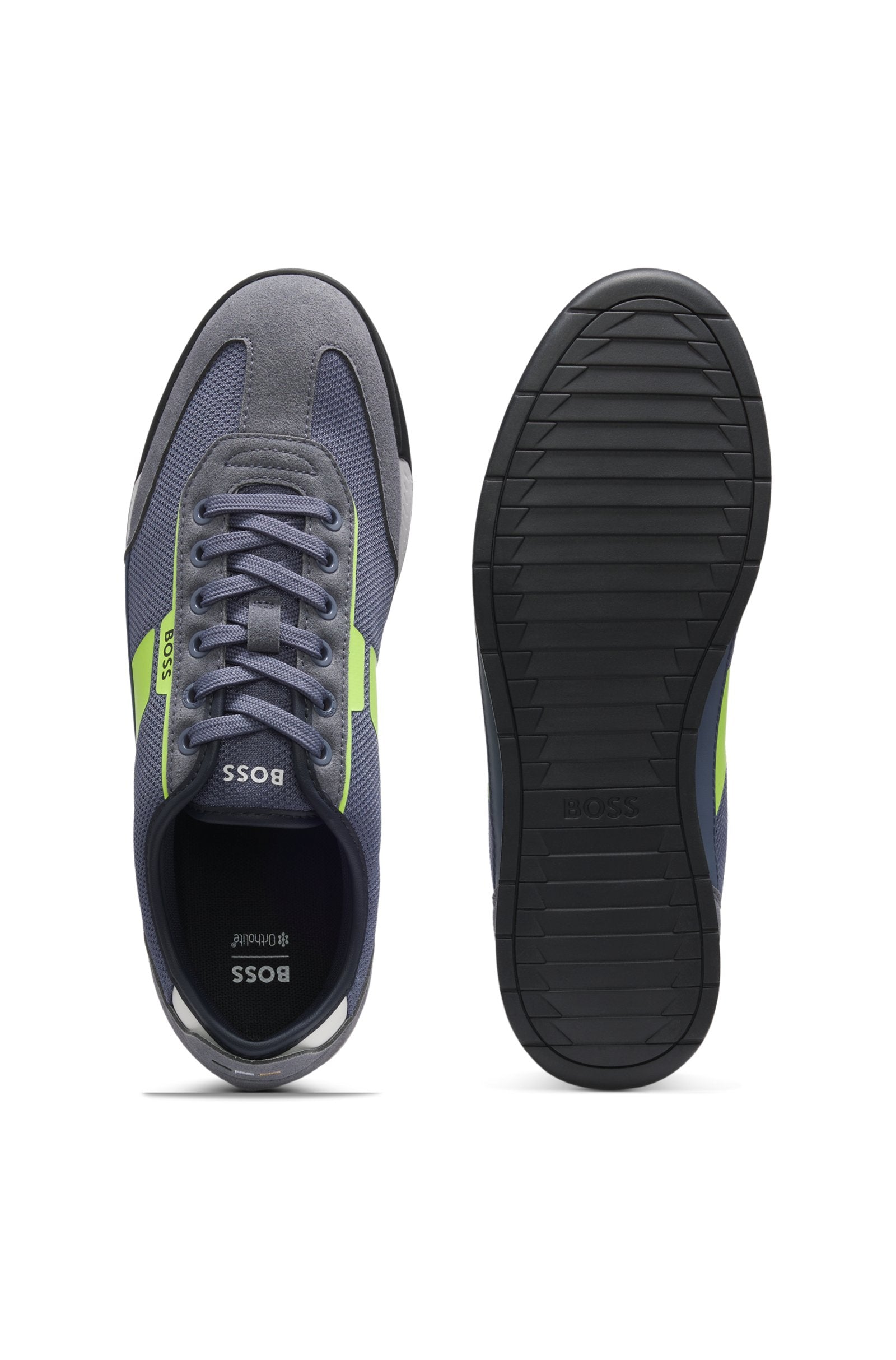 Trainers with mesh detailing