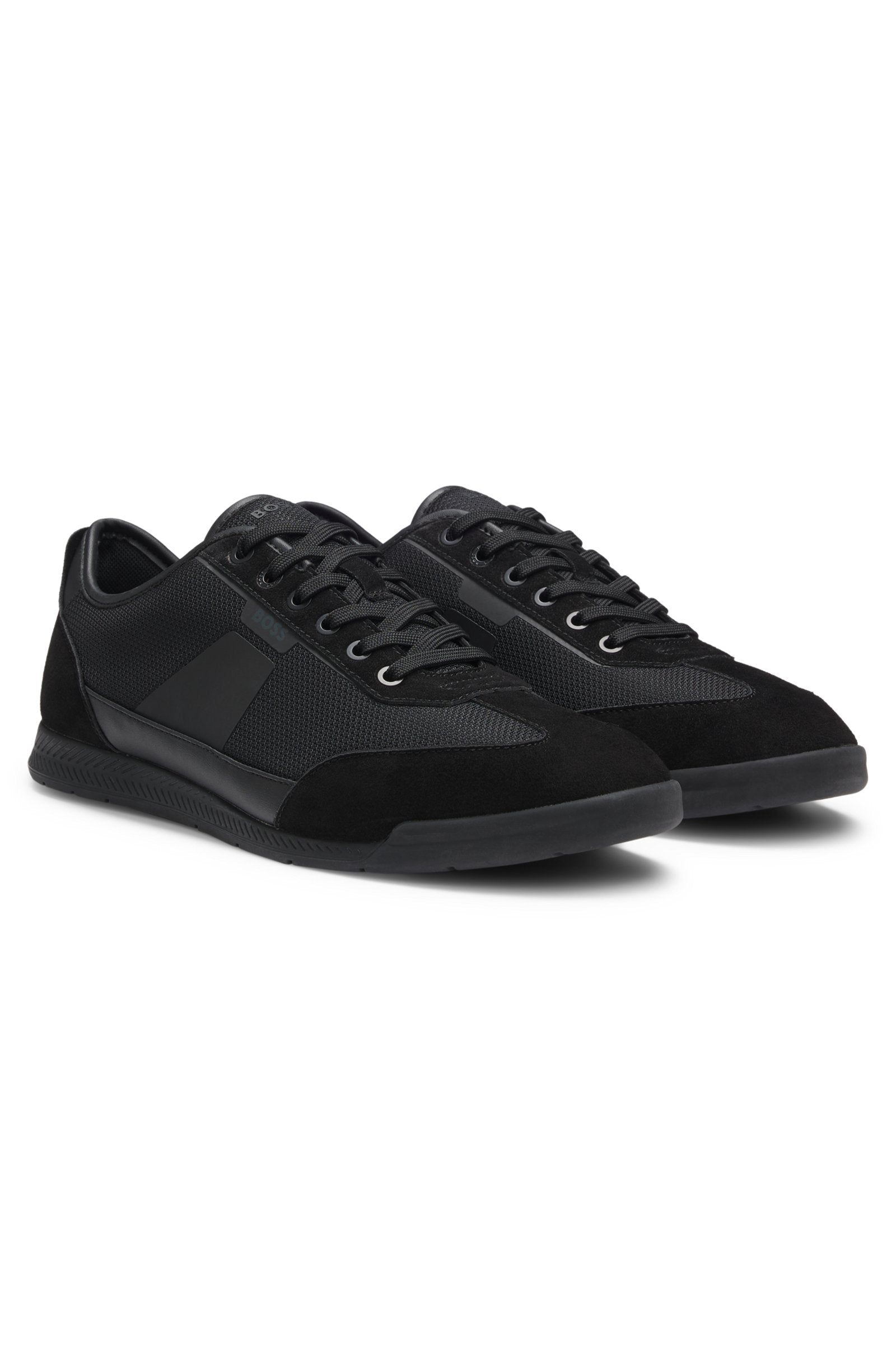 Trainers with mesh detailing