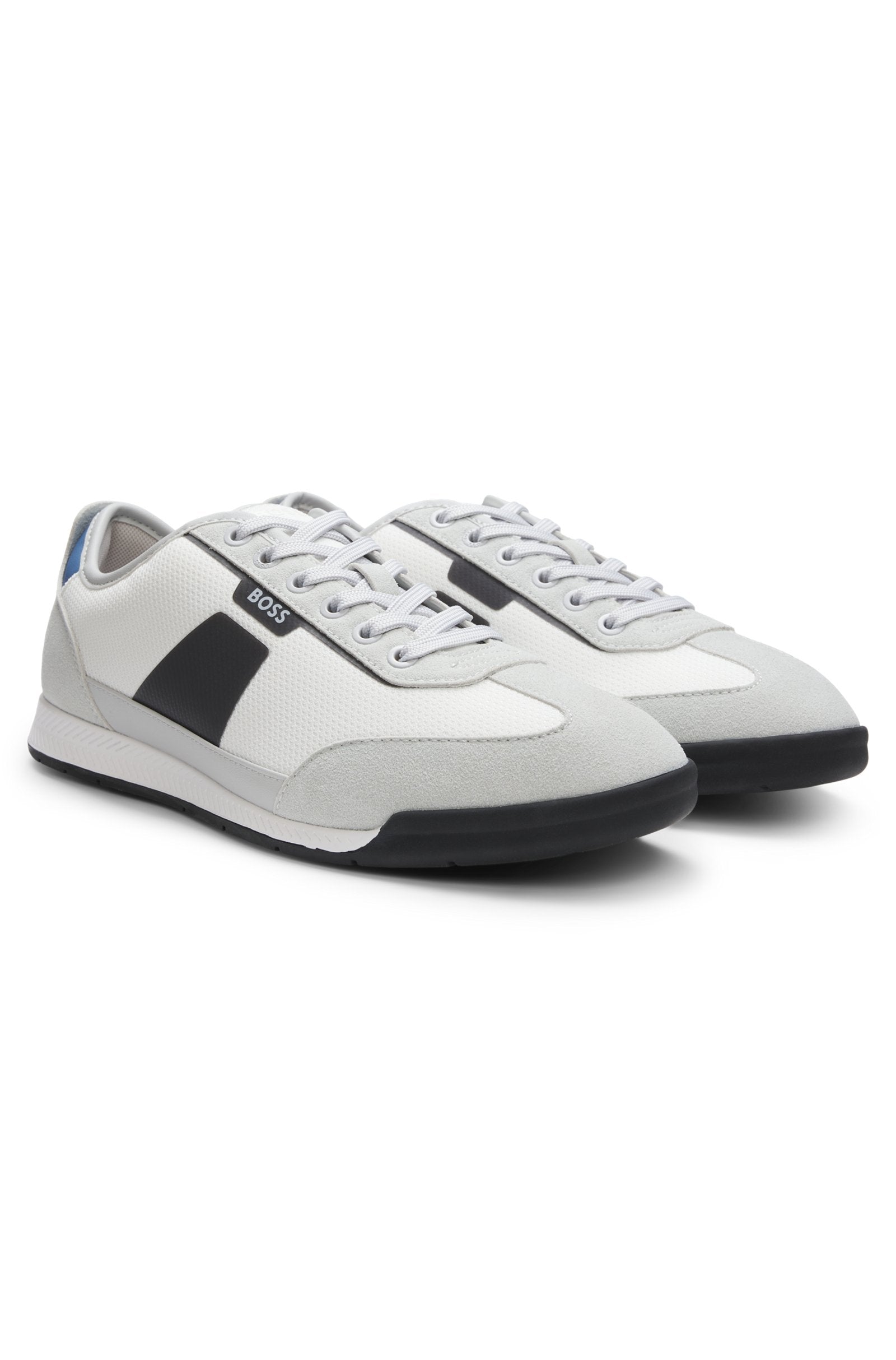 Trainers with mesh detailing