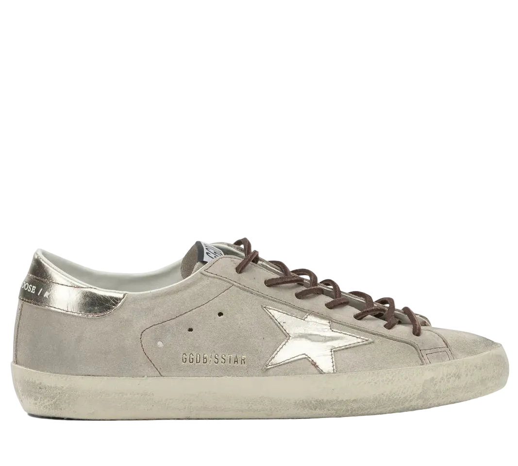 Golden Goose Deluxe Brand Super Star Distressed Low-Top Sneakers