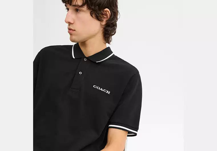 Signature Trim Polo In Organic Cotton