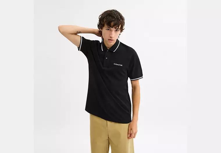 Signature Trim Polo In Organic Cotton