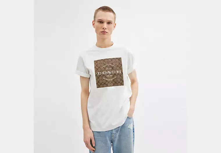 Signature Square T-Shirt In Organic Cotton