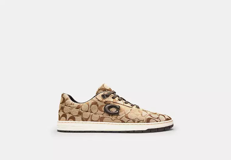 Soft Soho Sneaker In Signature Sateen Jacquard