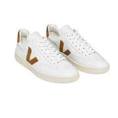 V-12 LEATHER WHITE CAMEL