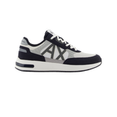 ECO-SUEDE COLOR BLOCK LOGO SNEAKERS