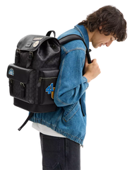 Sprint Backpack In Signature Jacquard