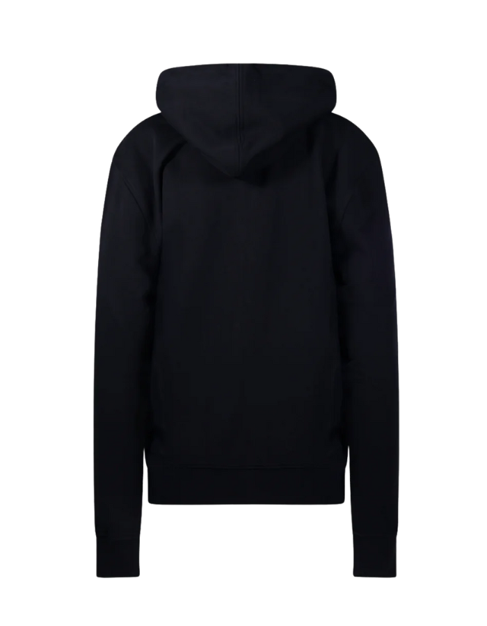 AMI Paris Logo Detailed Zip-Up Hoodie