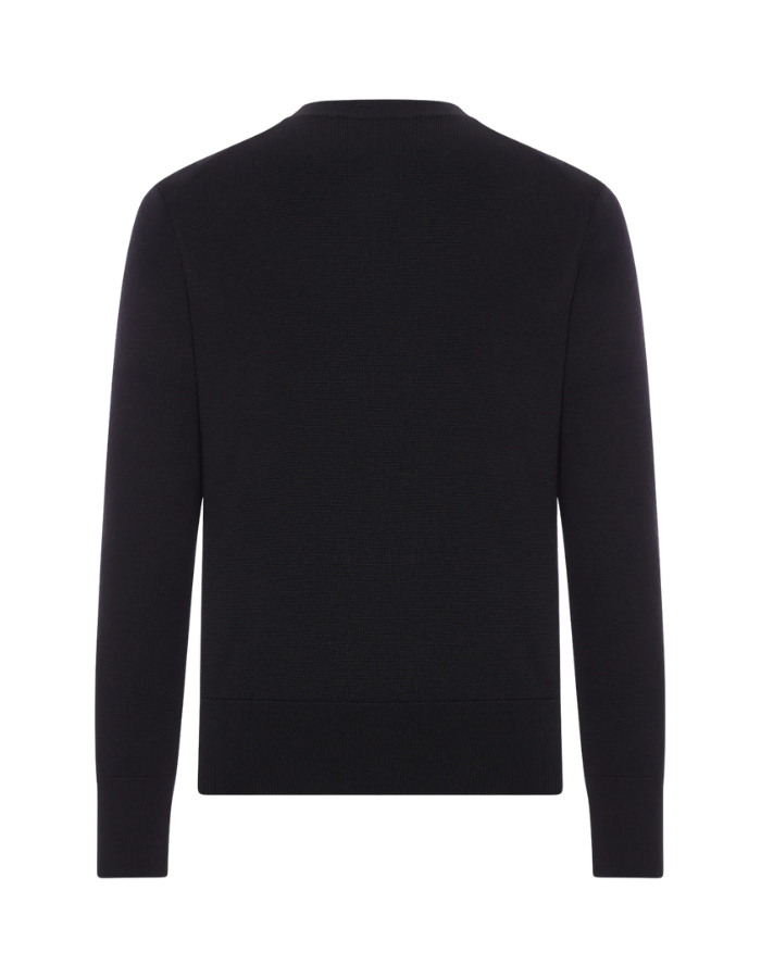 AMI Paris Logo Embroidered Crewneck Sweater