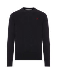 AMI Paris Logo Embroidered Crewneck Sweater