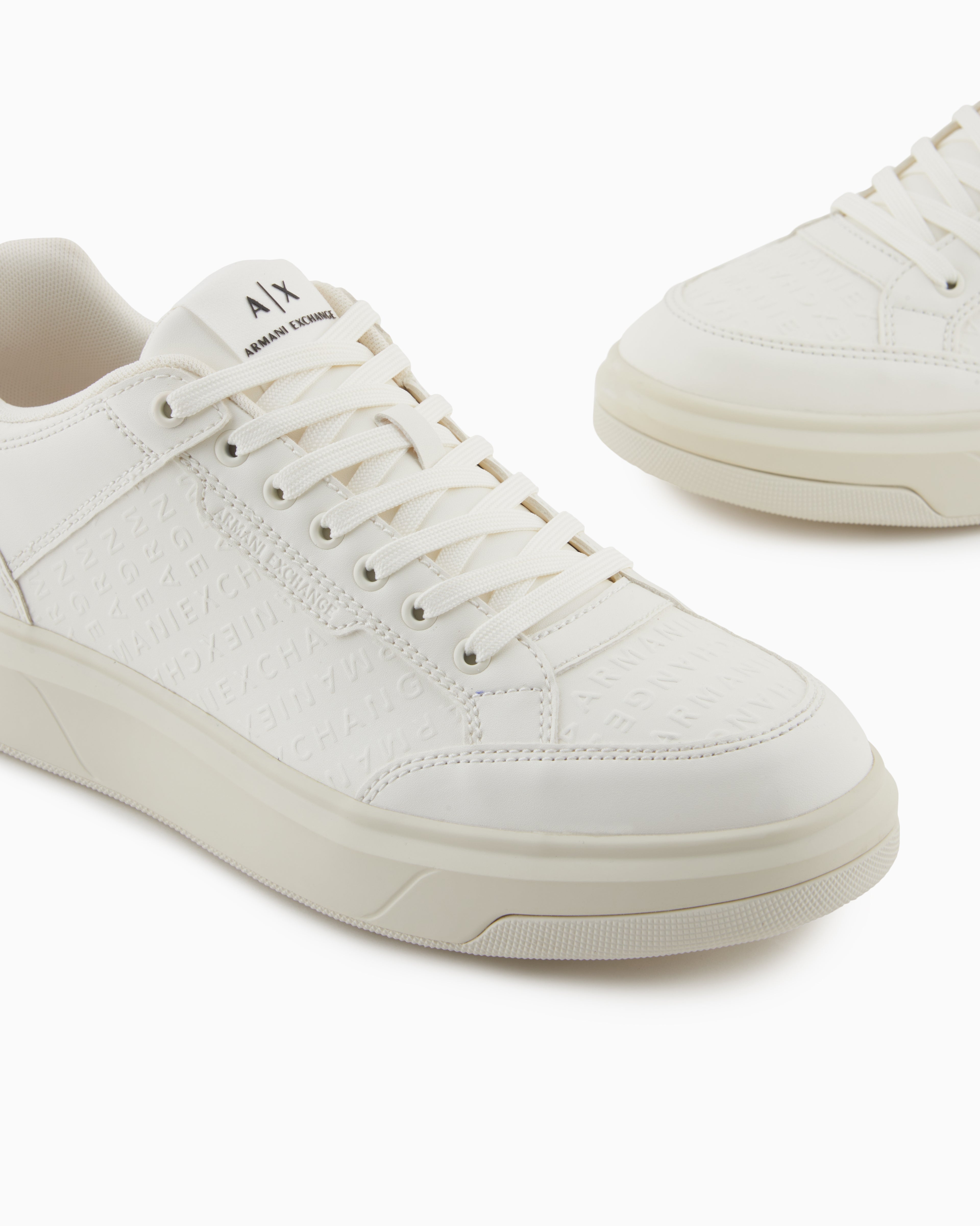 Sneakers with allover logo