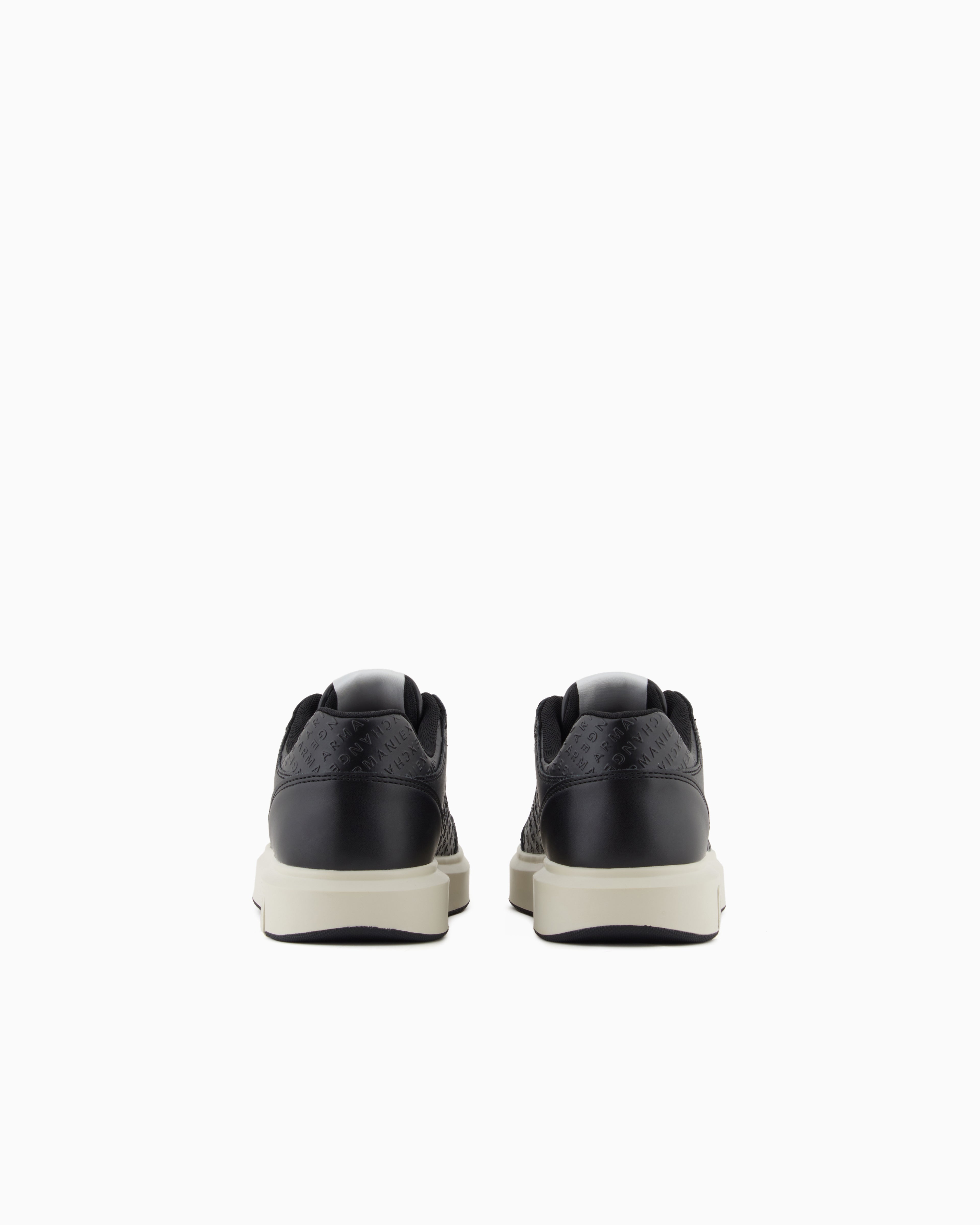 Sneakers with allover logo