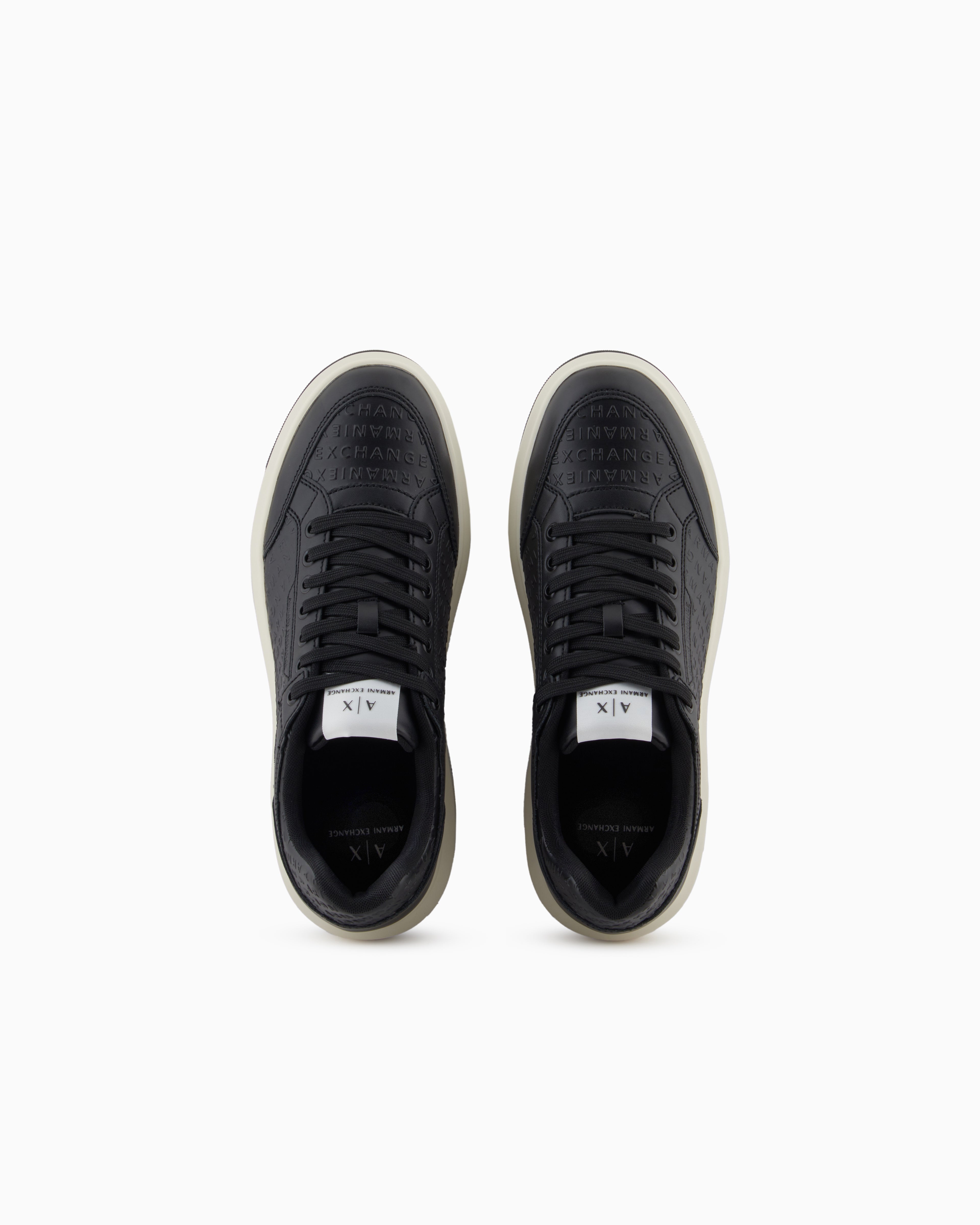 Sneakers with allover logo