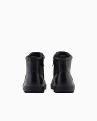 High sneakers with platform sole