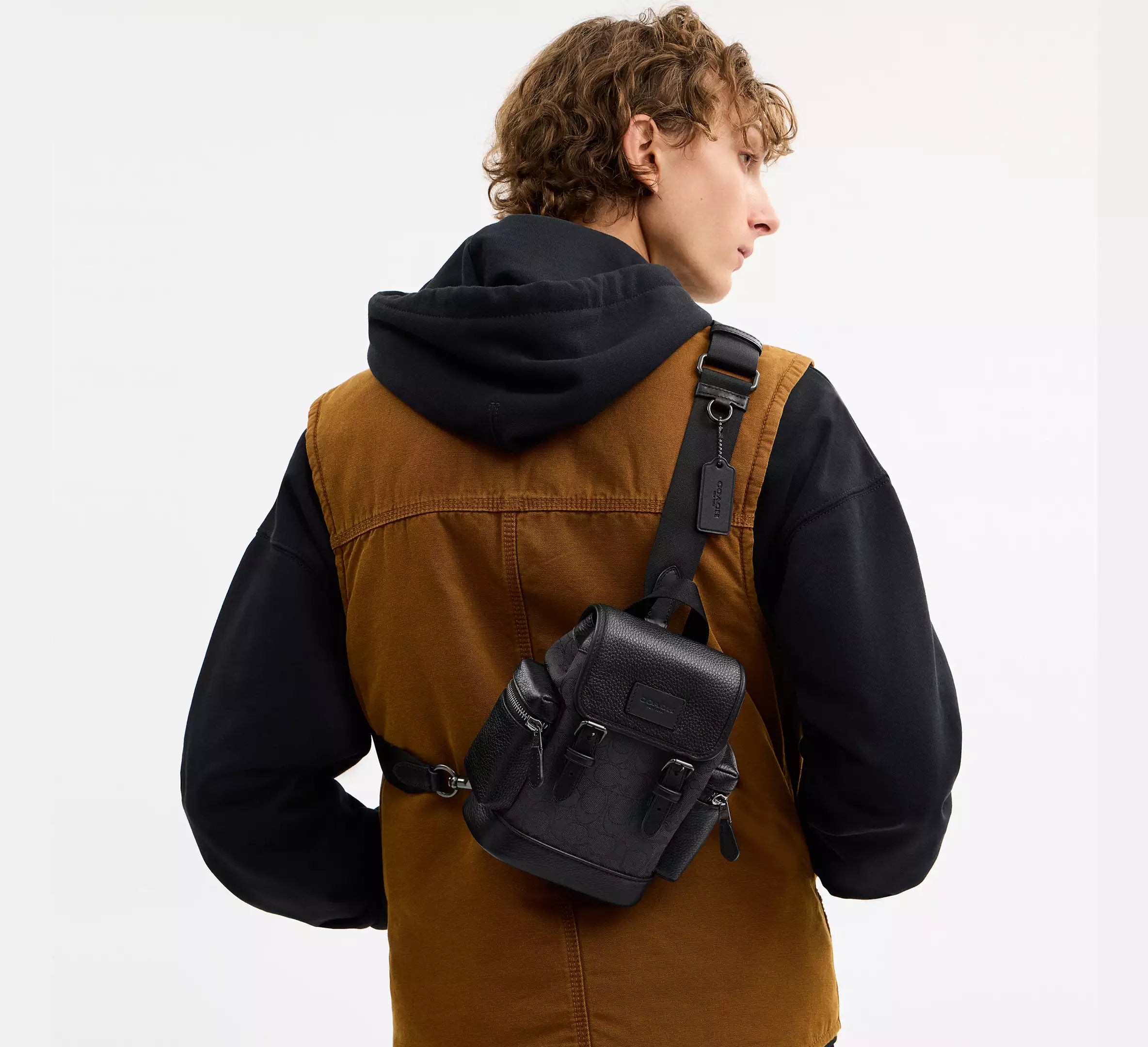 Sprint Sling Pack In Signature Jacquard