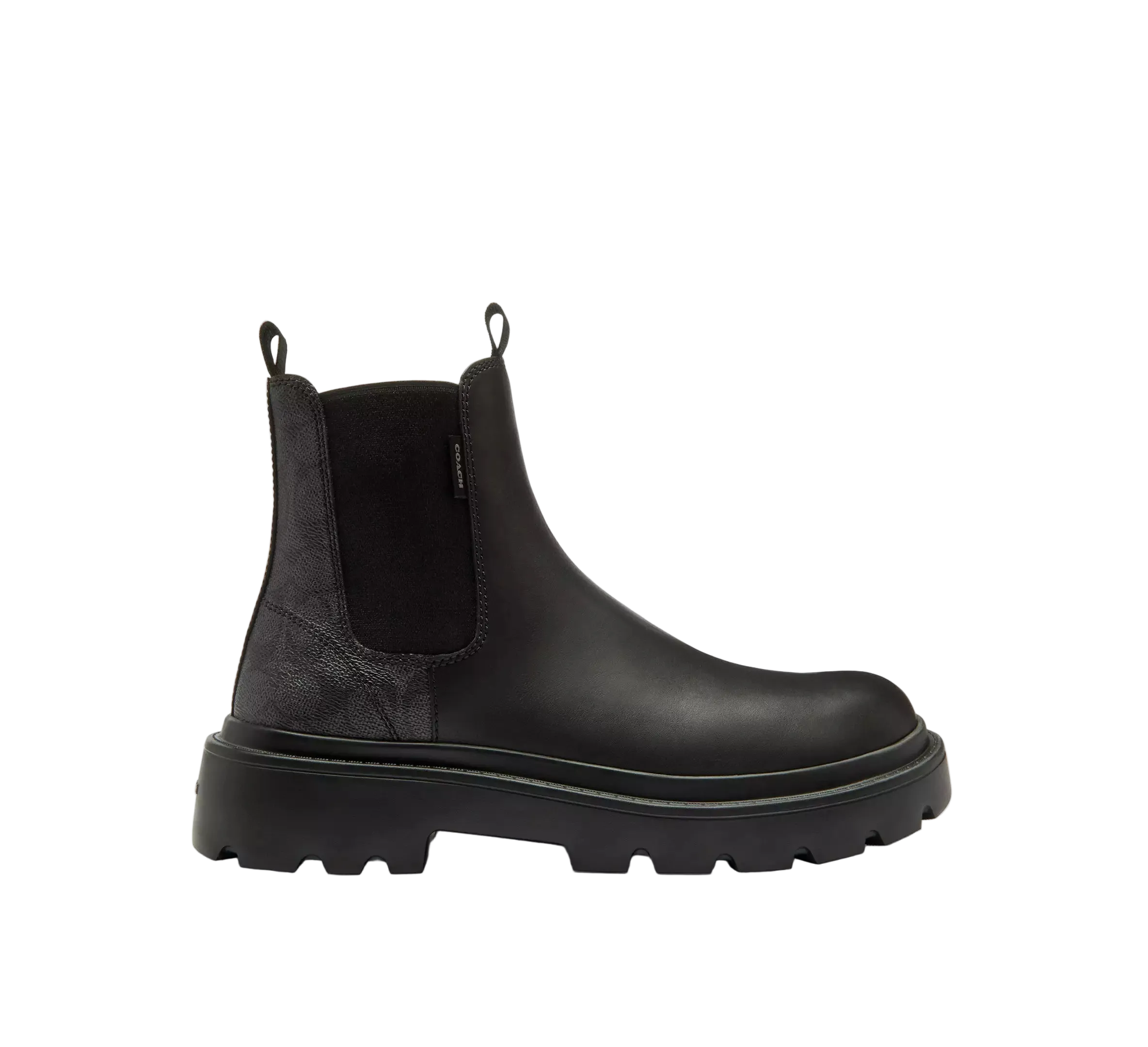 Chelsea Boot With Signature Canvas