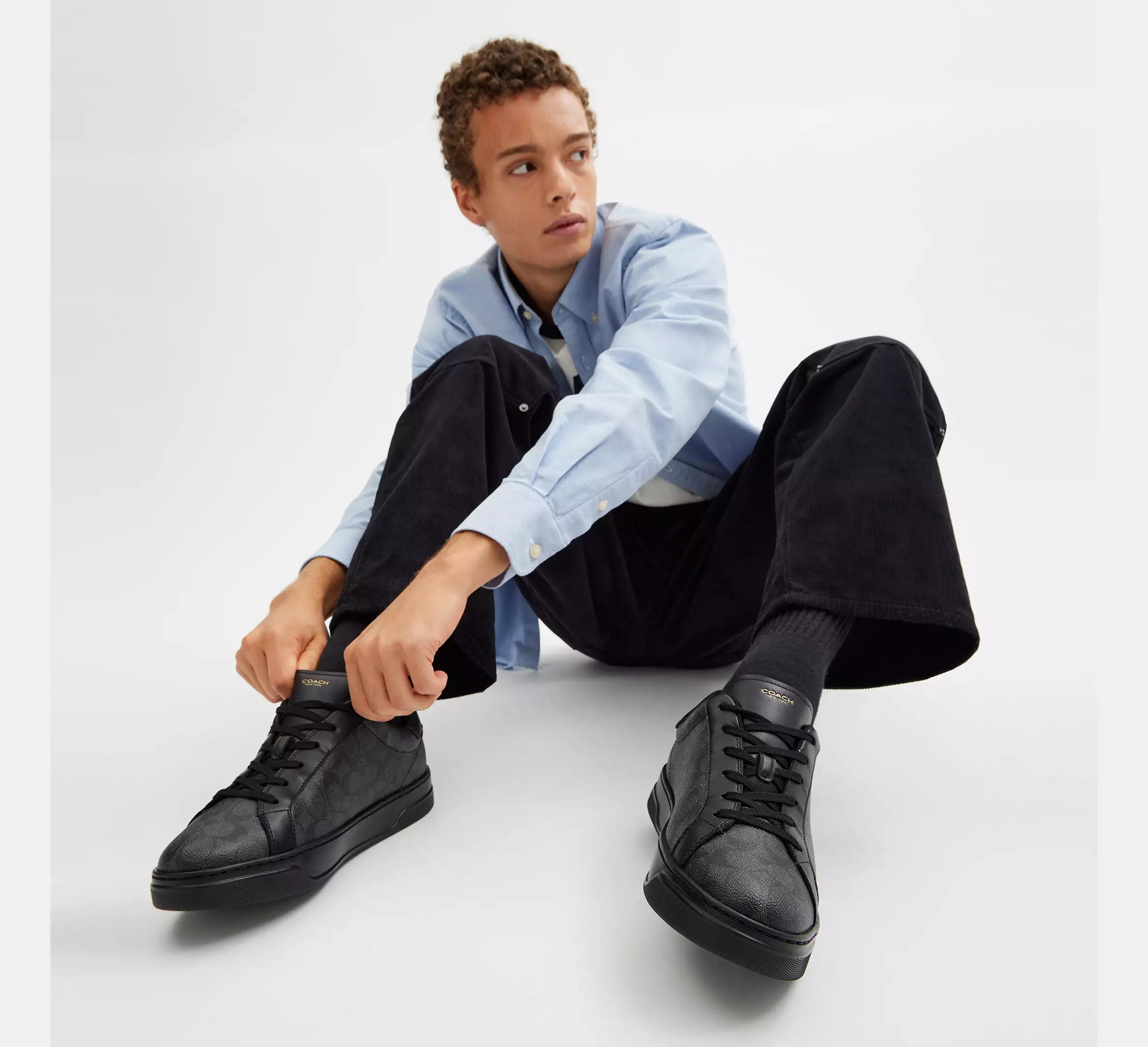 High Line Sneaker In Signature Canvas