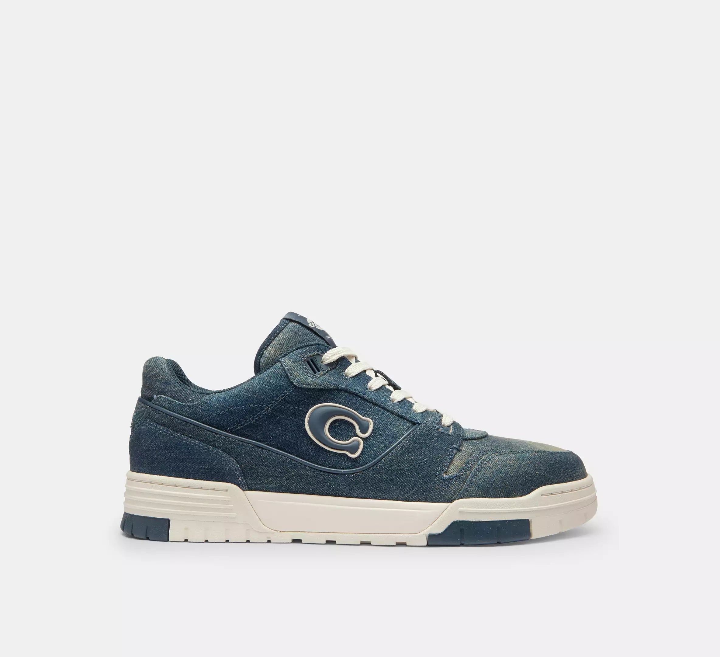 Soho Sneaker In Loved Denim