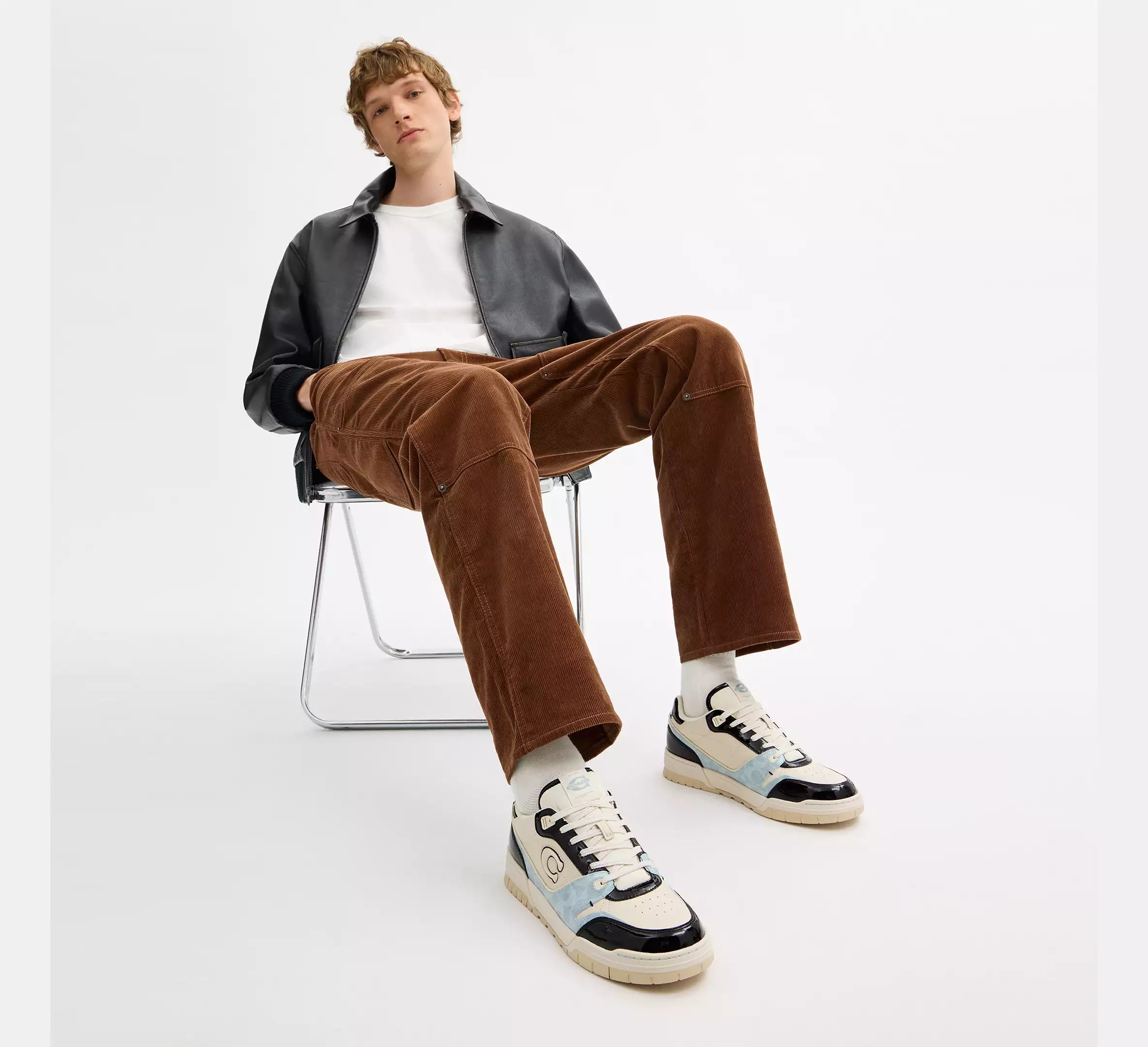 Soho Sneaker With Patent Signature