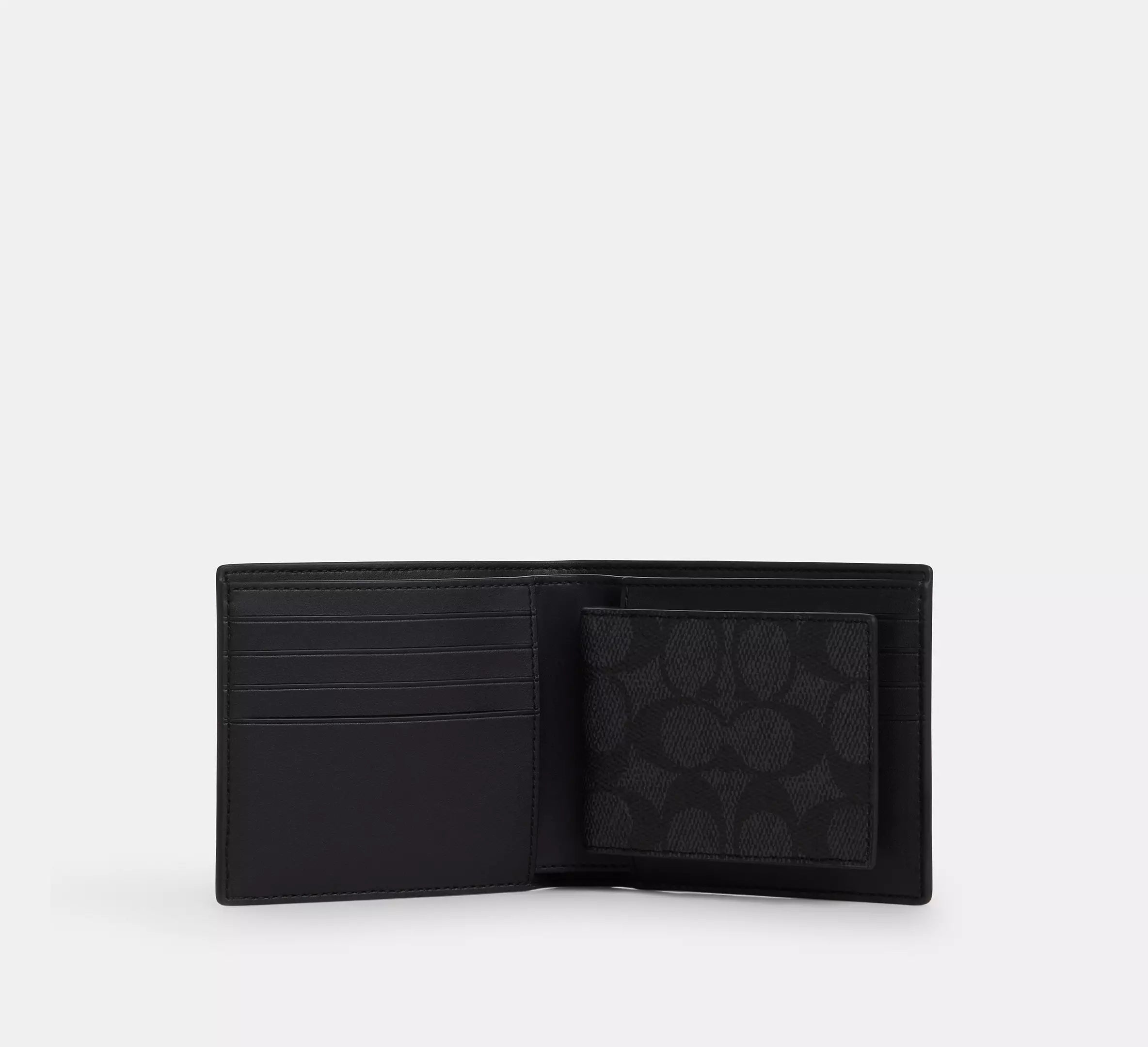 Boxed 3-In-1 Wallet Gift Set In Signature Canvas