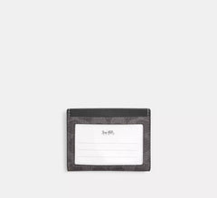 Slim Id Card Case In Signature Canvas