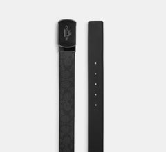 Plaque Buckle Cut-To-Size Reversible Belt, 38 Mm