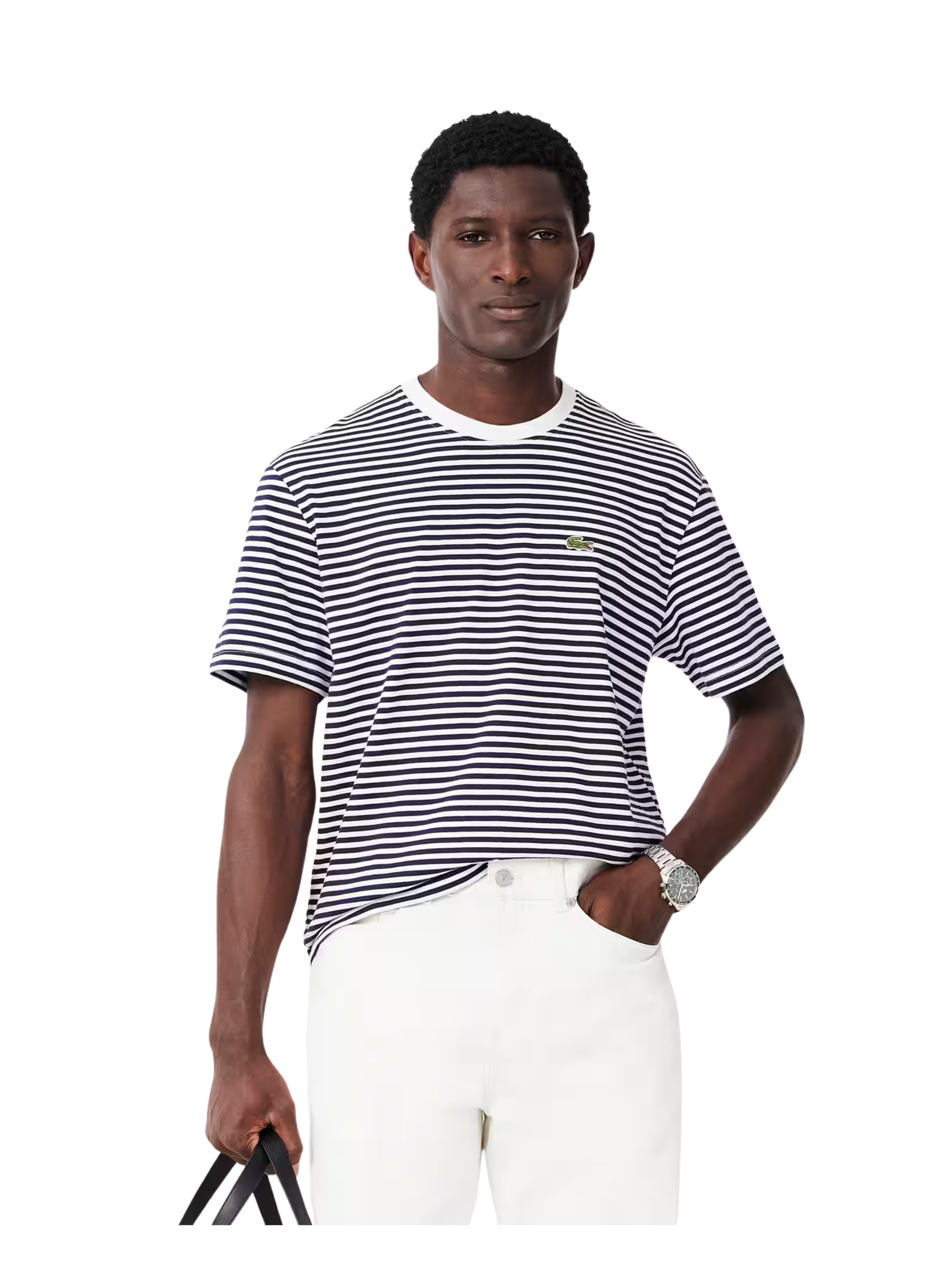 Men's Striped Heavy Cotton T-Shirt