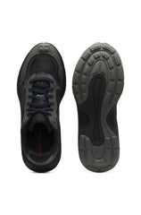 Trainers with mesh and faux leather