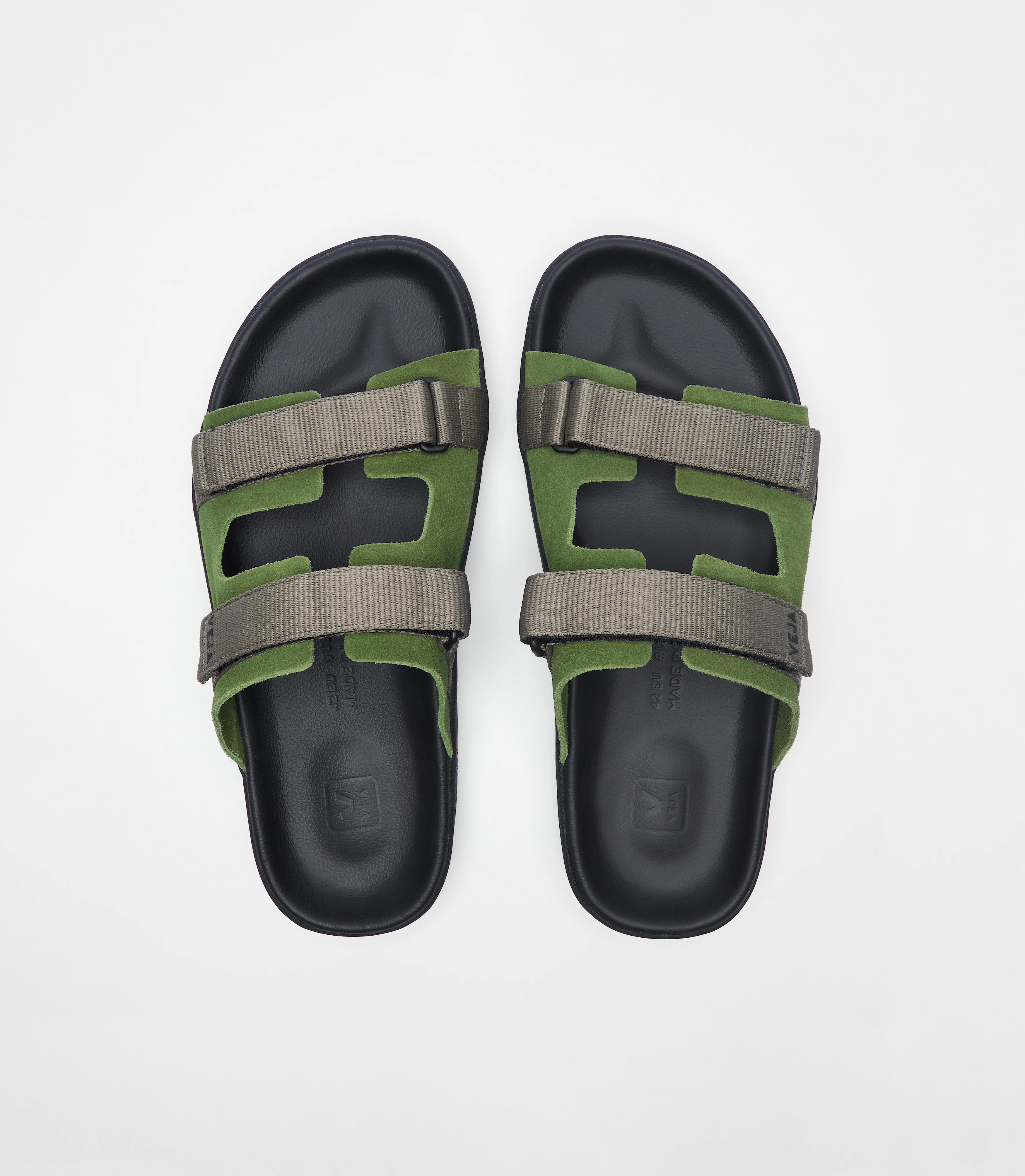 ARPOADOR SUEDE MILITAR KAKI BLACK