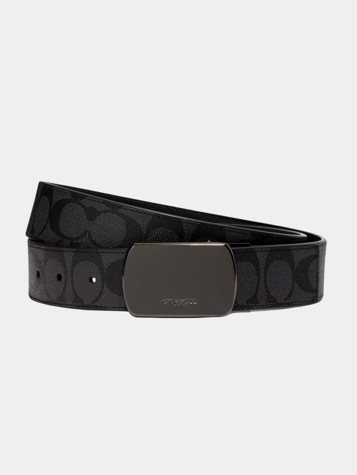 Plaque Buckle Cut To Size Reversible Belt, 38 Mm