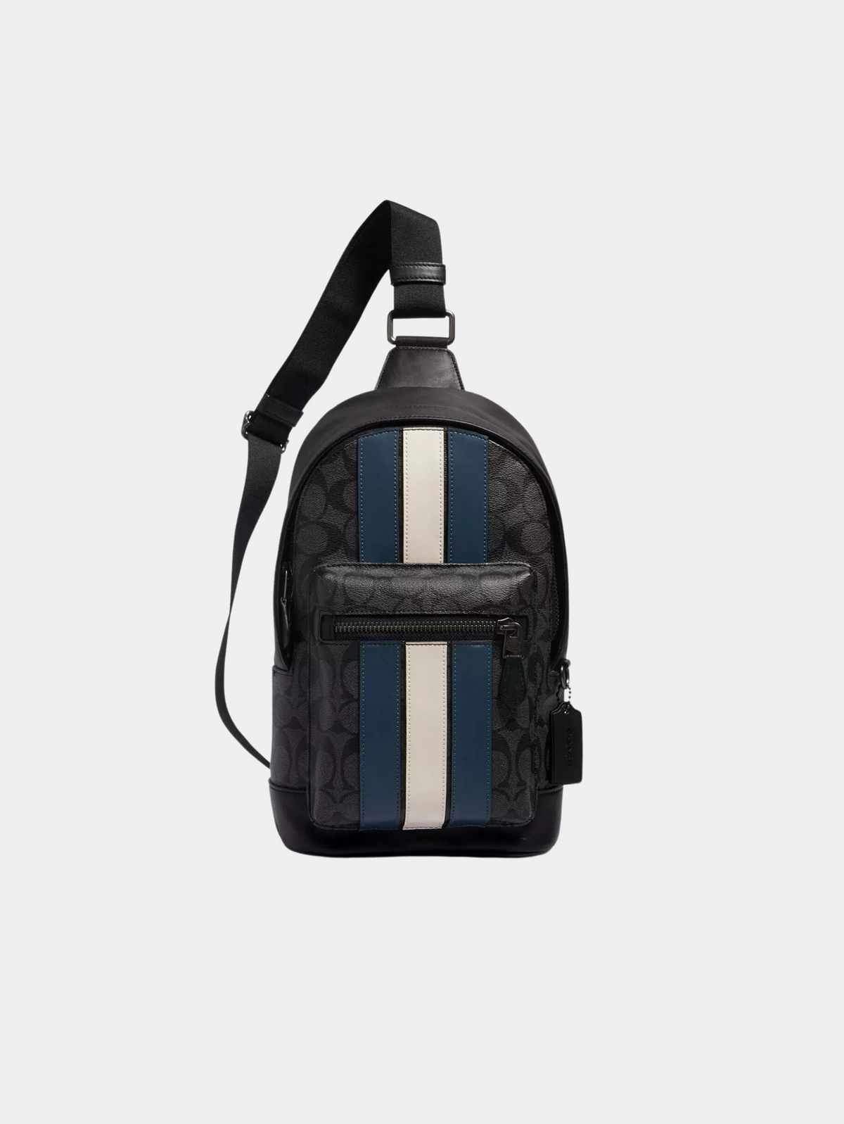 West Pack In Signature Canvas With Varsity Stripe