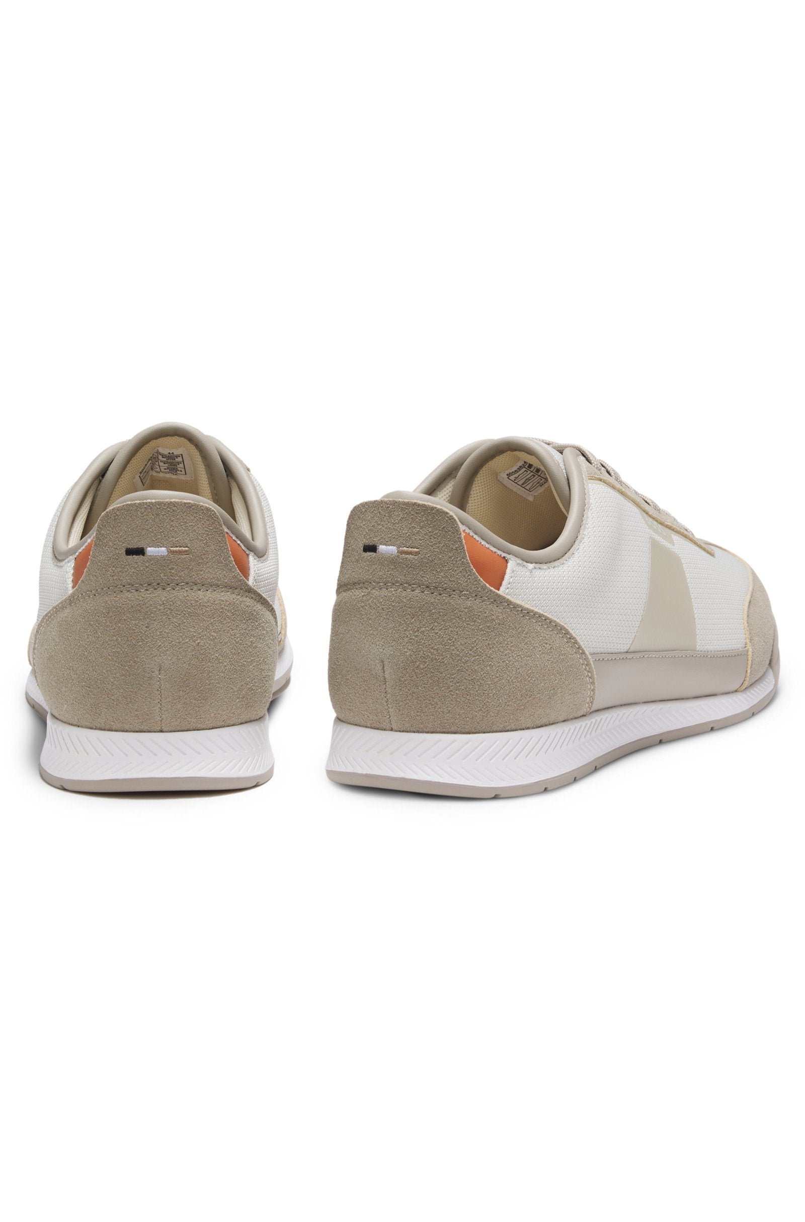 Trainers with mesh detailing