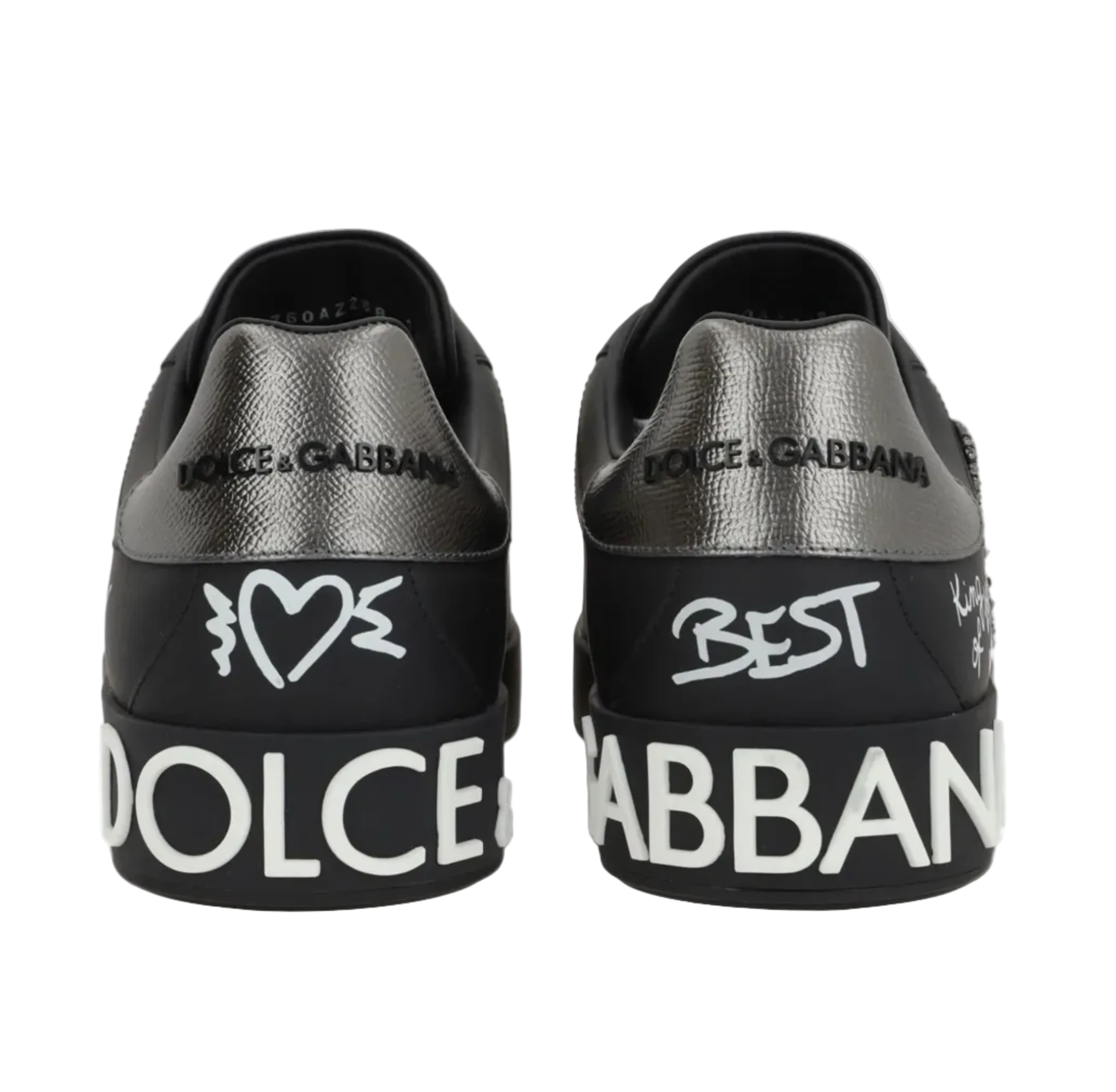 Dolce & Gabbana Graffiti Printed Low-Top Sneakers