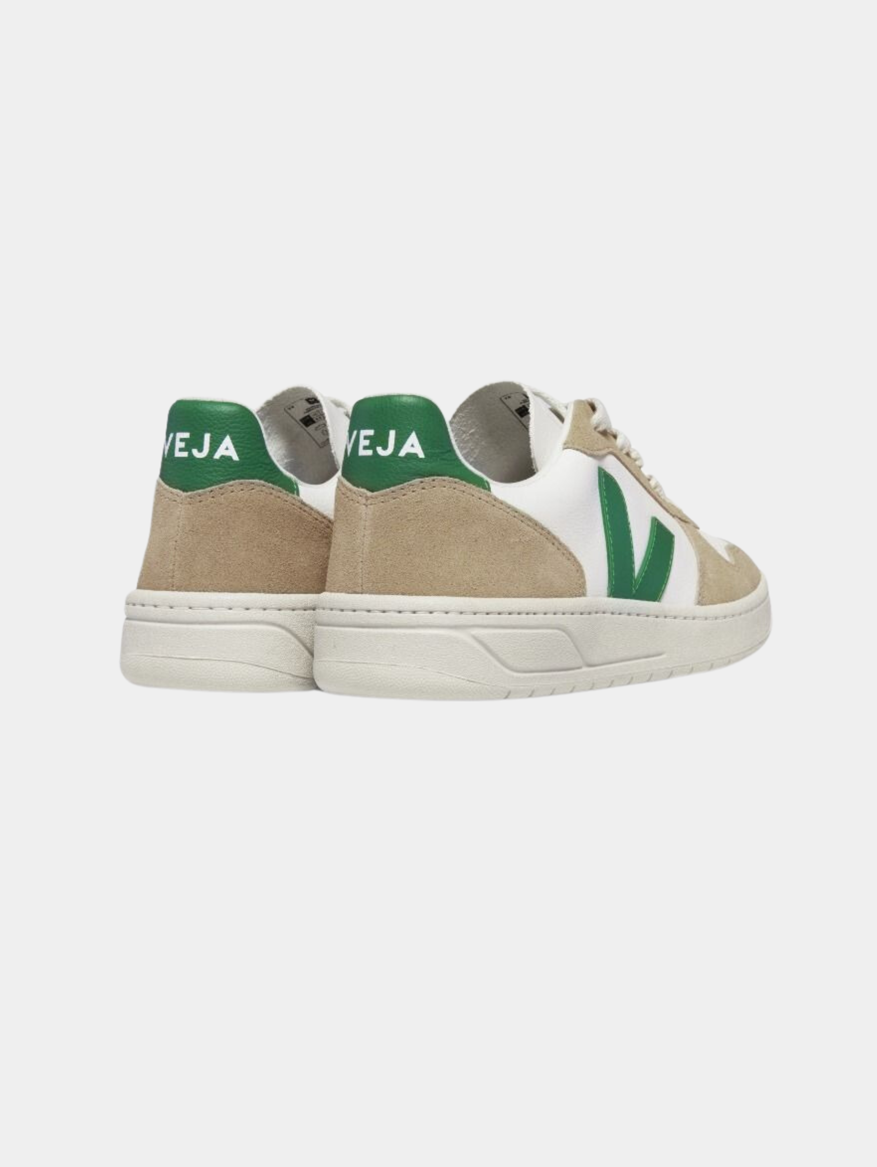 V-10 LEATHER WHITE EMERAUDE SAHARA