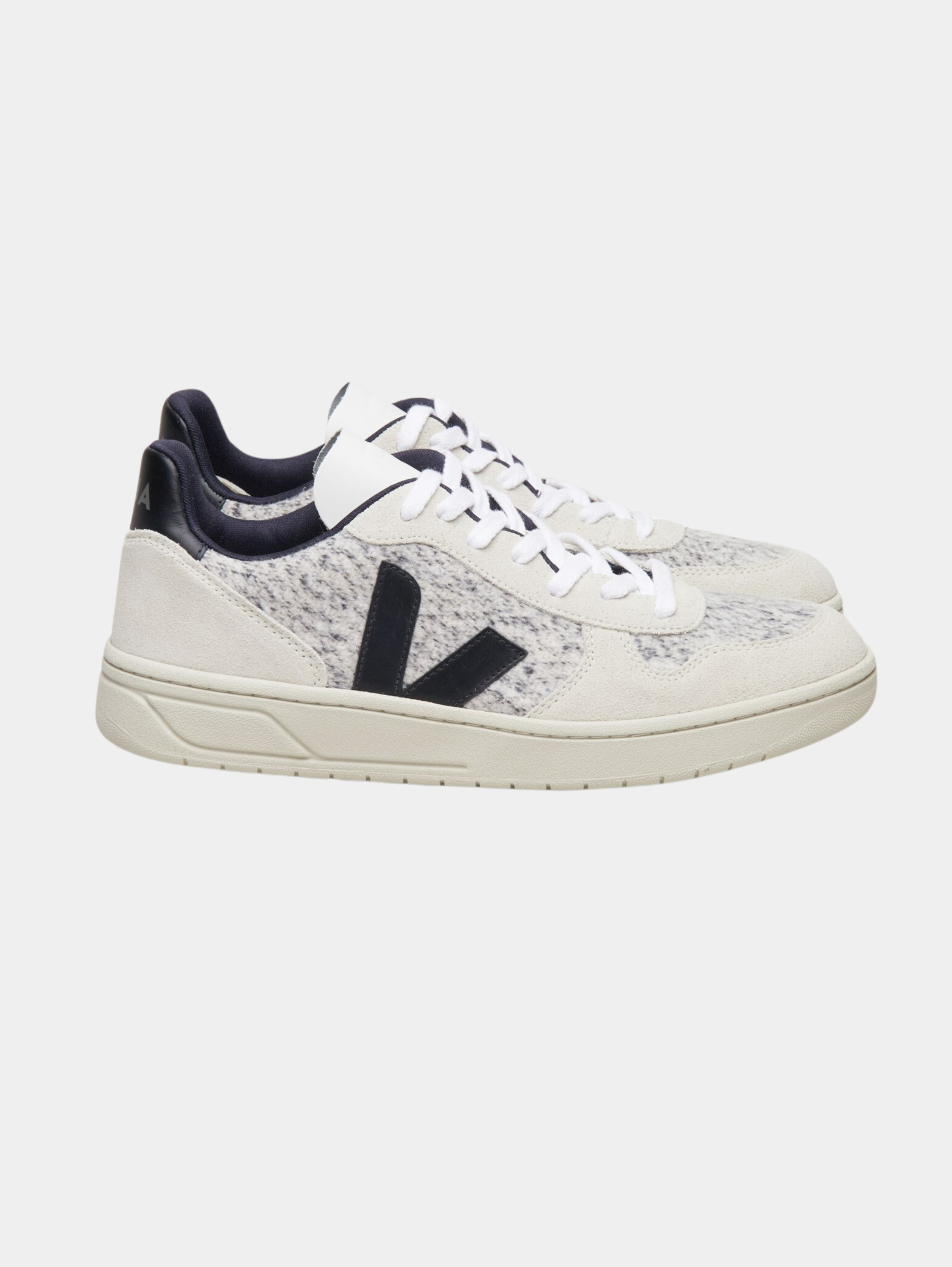 V-10 FLANNEL SNOW BLACK