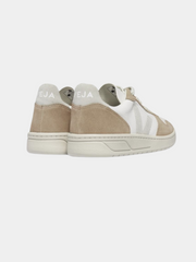 V-10 LEATHER WHITE NATURAL SAHARA