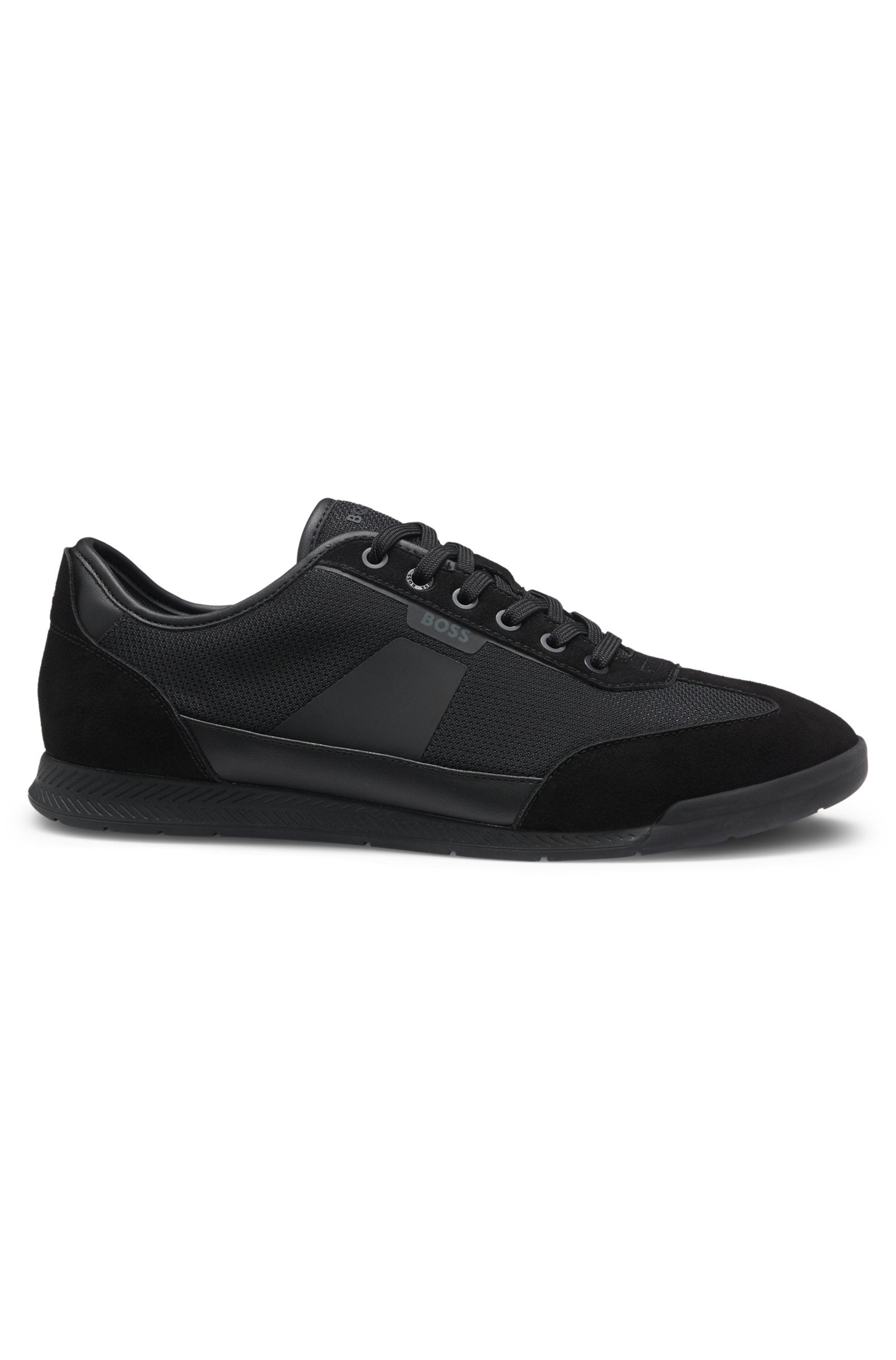 Trainers with mesh detailing