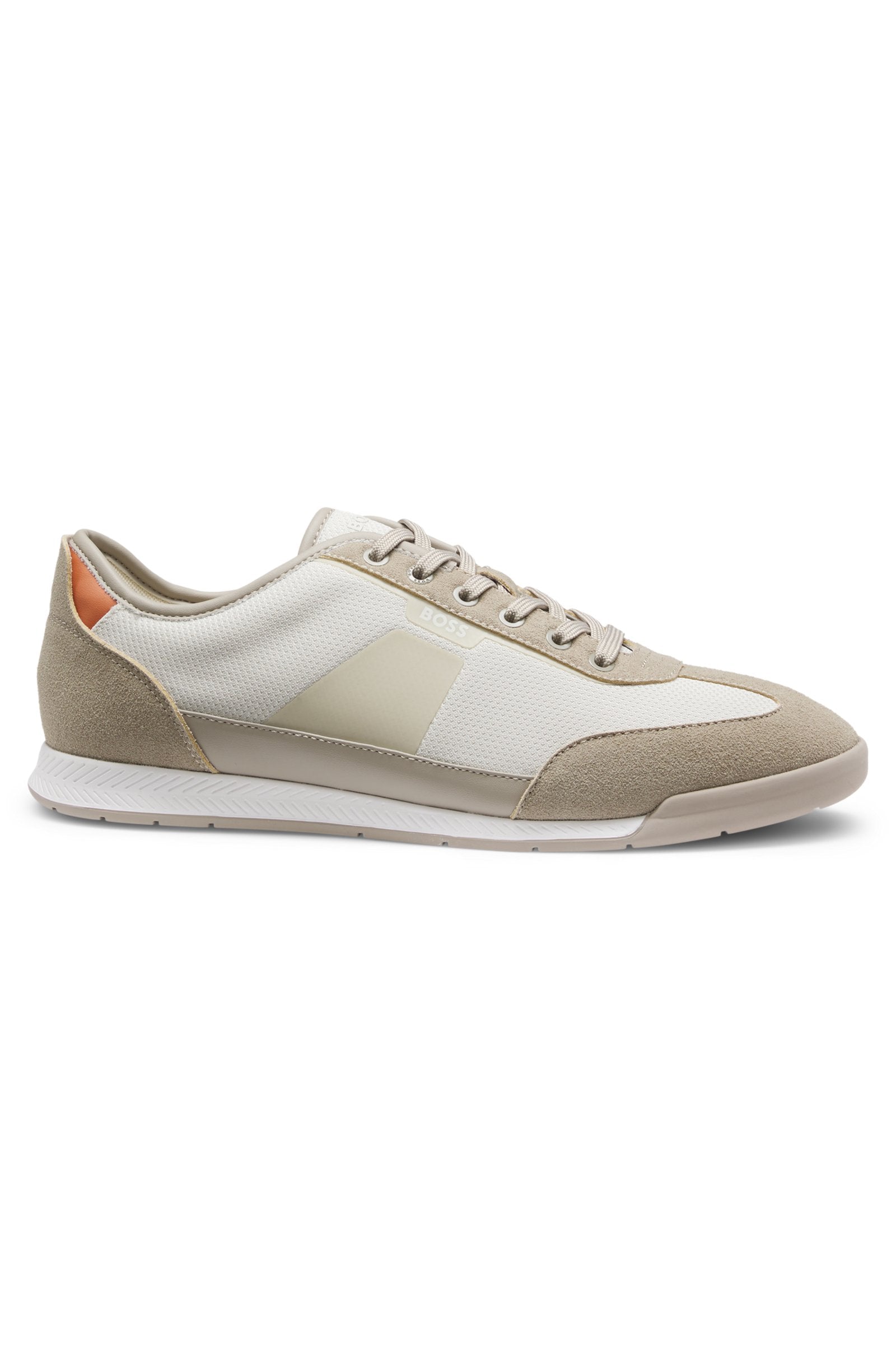 Trainers with mesh detailing