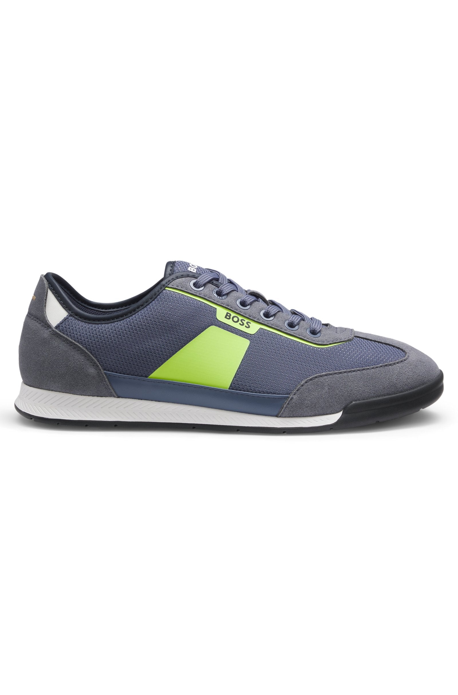 Trainers with mesh detailing