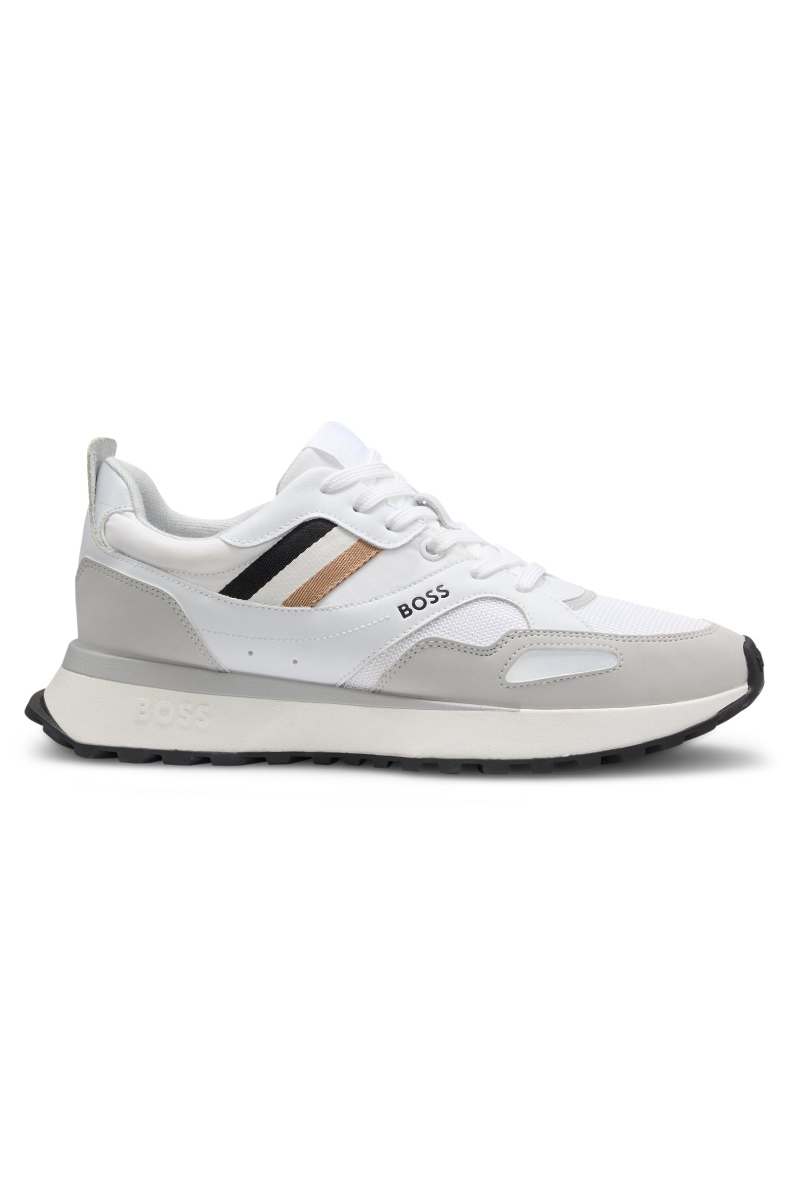 Running-style sneakers with EVA rubber outsole