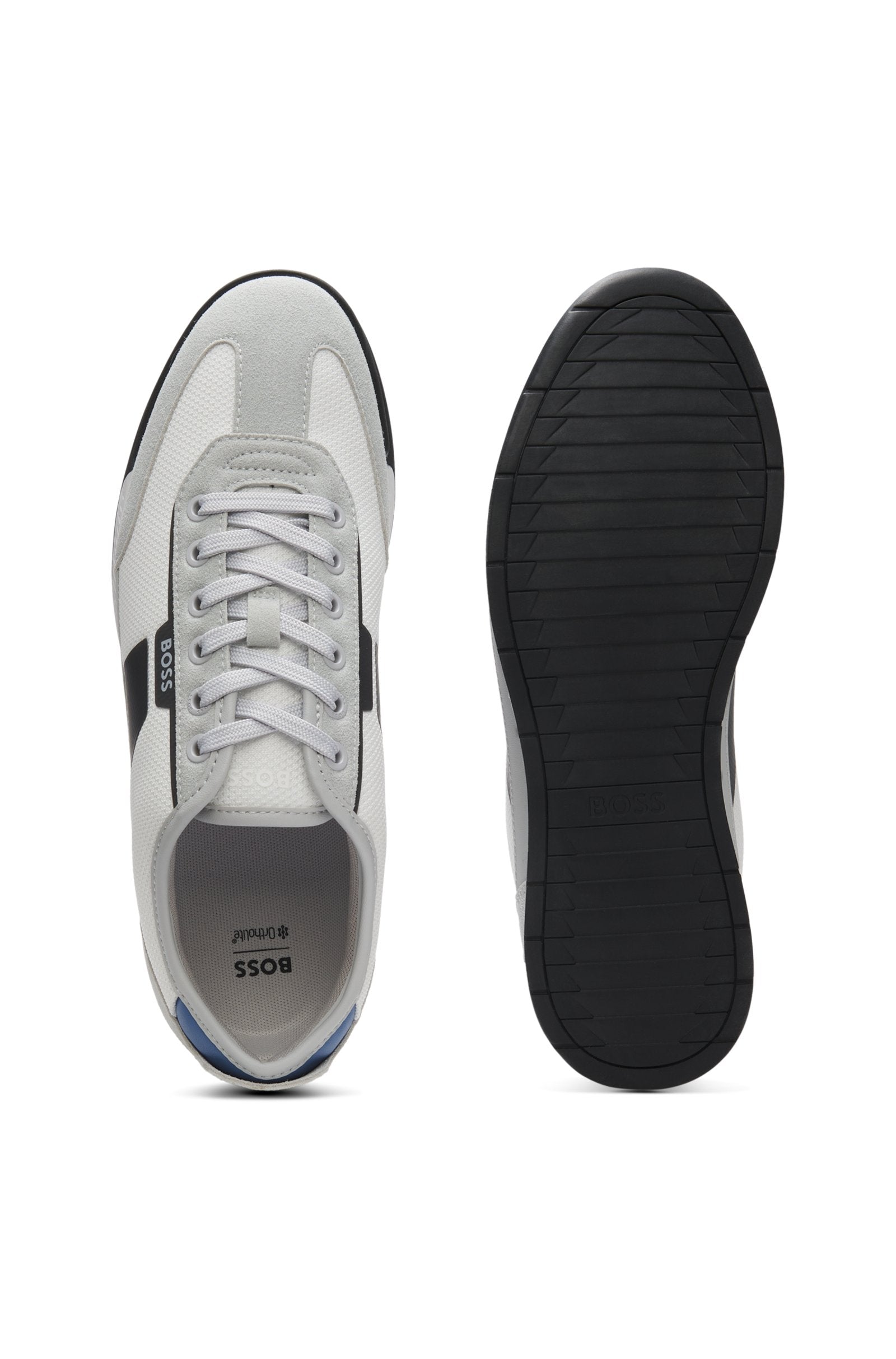 Trainers with mesh detailing