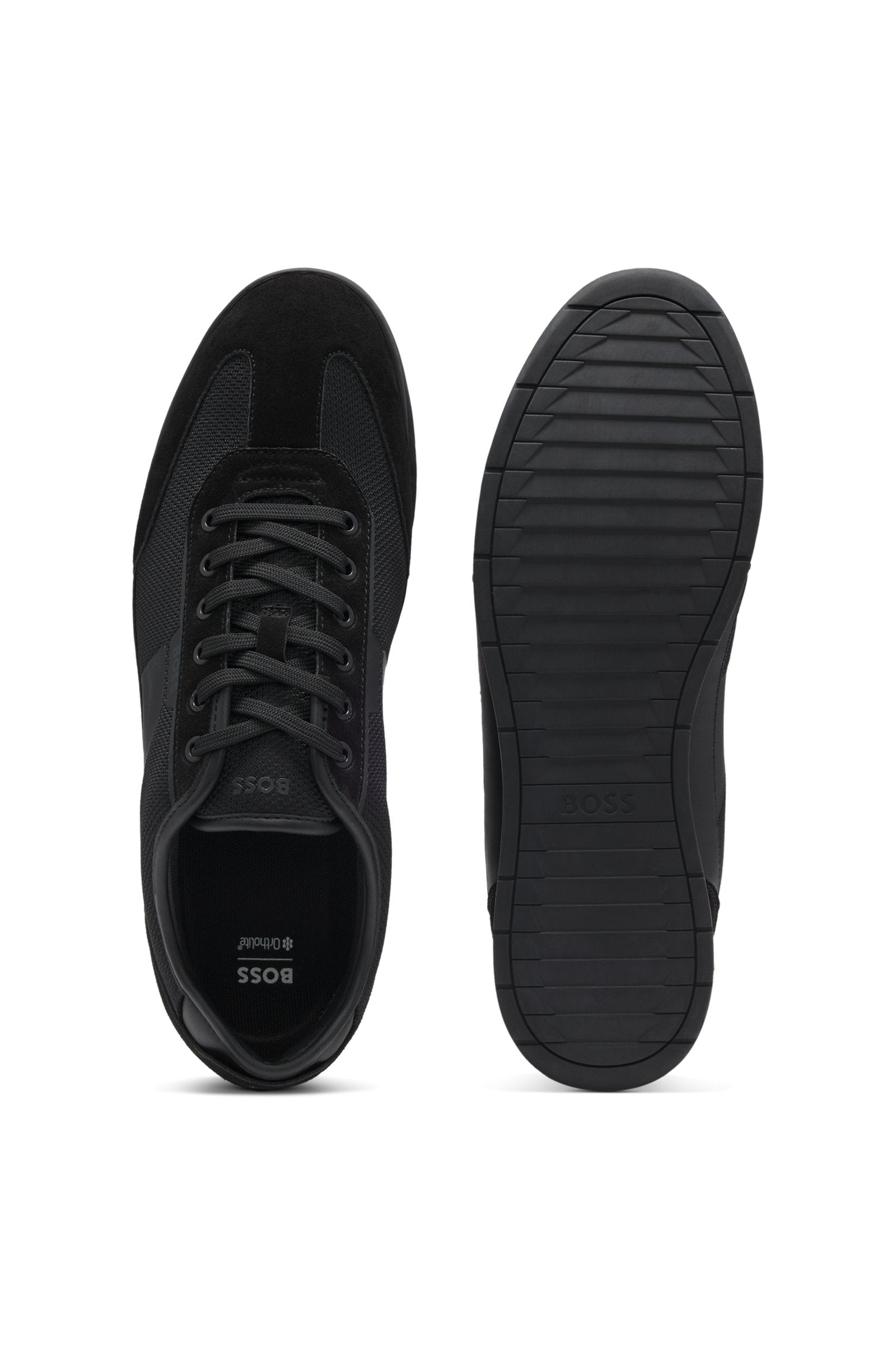 Trainers with mesh detailing